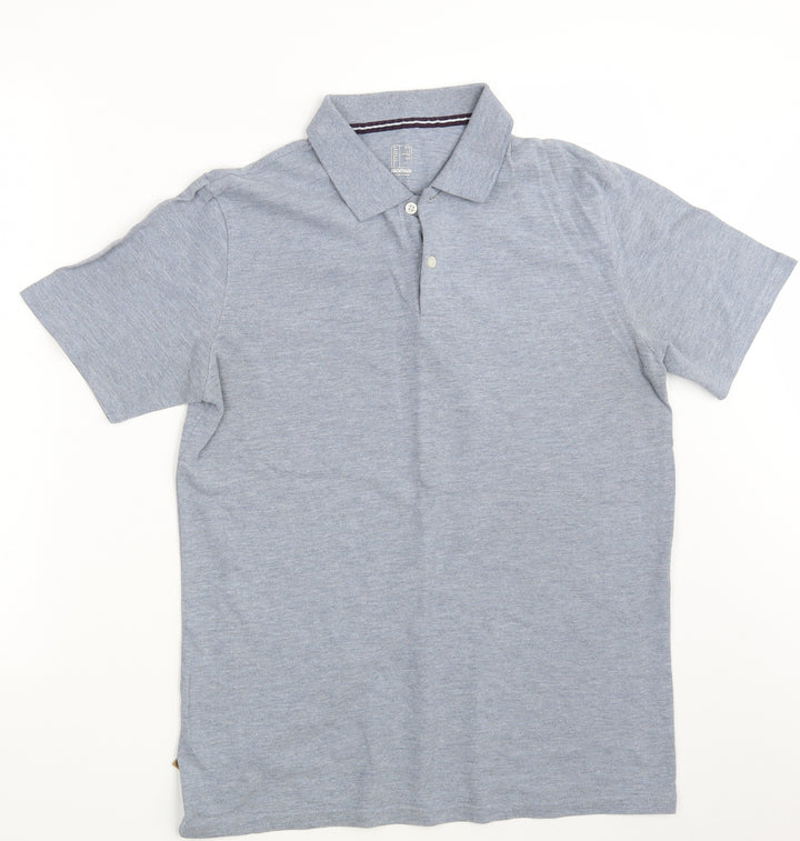 DECATHLON Mens Grey Polo Size M
