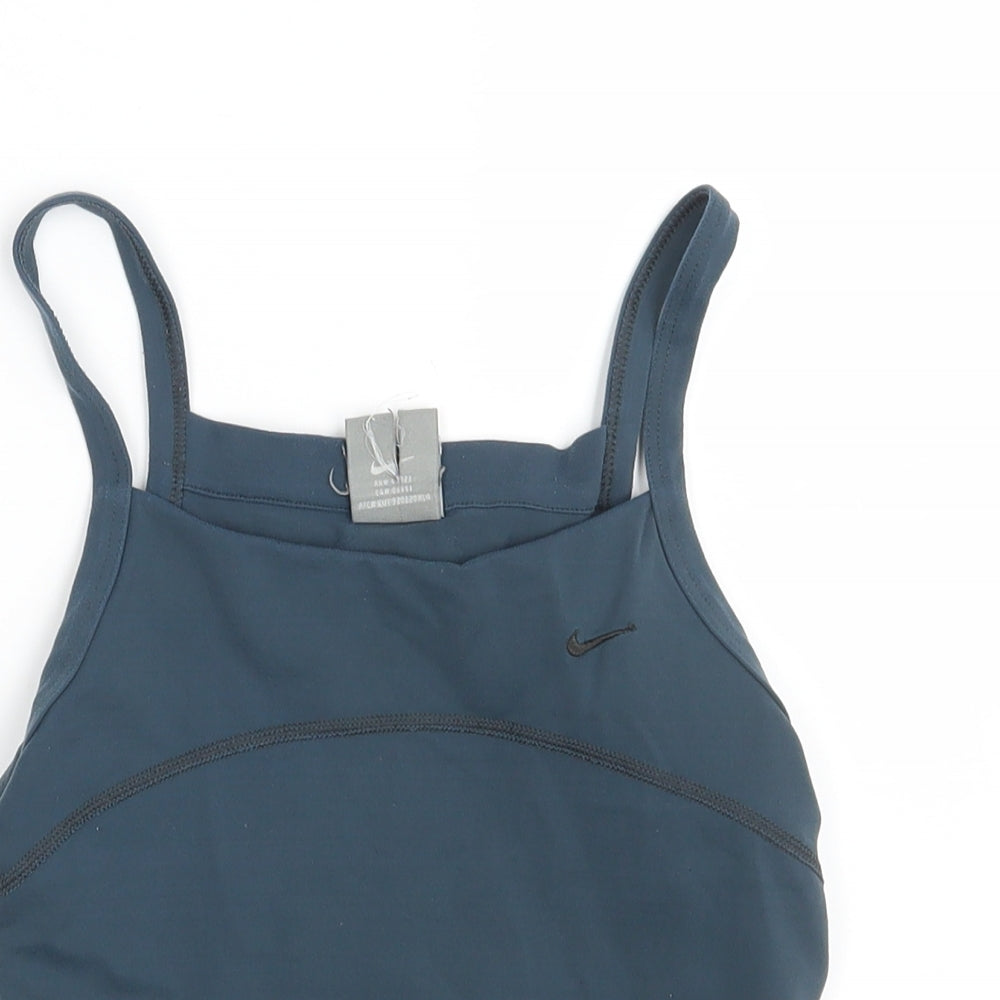 Nike Womens Blue   Cropped Tank Size 10
