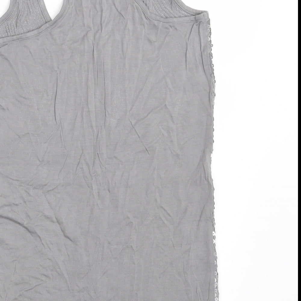 Oasis Womens Grey   Basic Tank Size XS