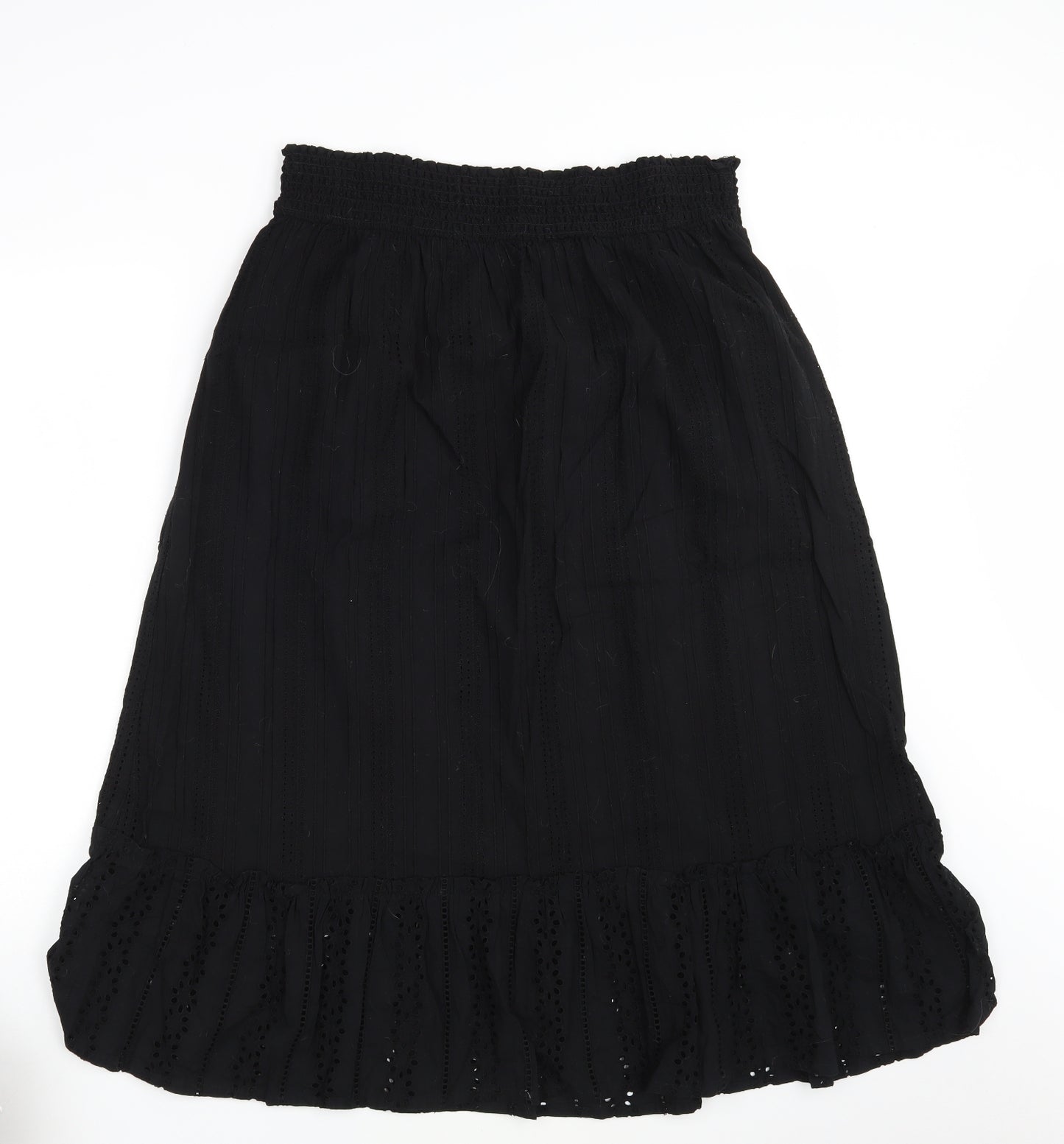 TU Womens Black Floral  Straight & Pencil Skirt Size 14