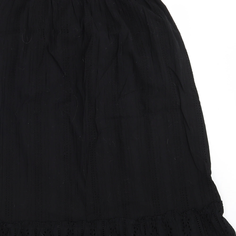 TU Womens Black Floral  Straight & Pencil Skirt Size 14