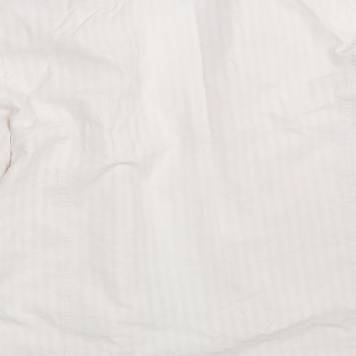 Double TWO Womens Pink Striped  Basic Button-Up Size 16