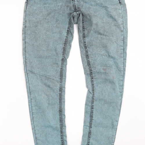 Denim Co. Womens Blue  Denim Skinny Jeans Size 12 L30 in