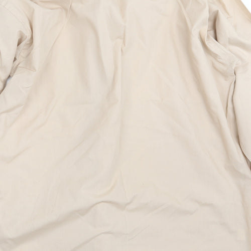 Pierre Cardin Mens Beige    Button-Up Size 16