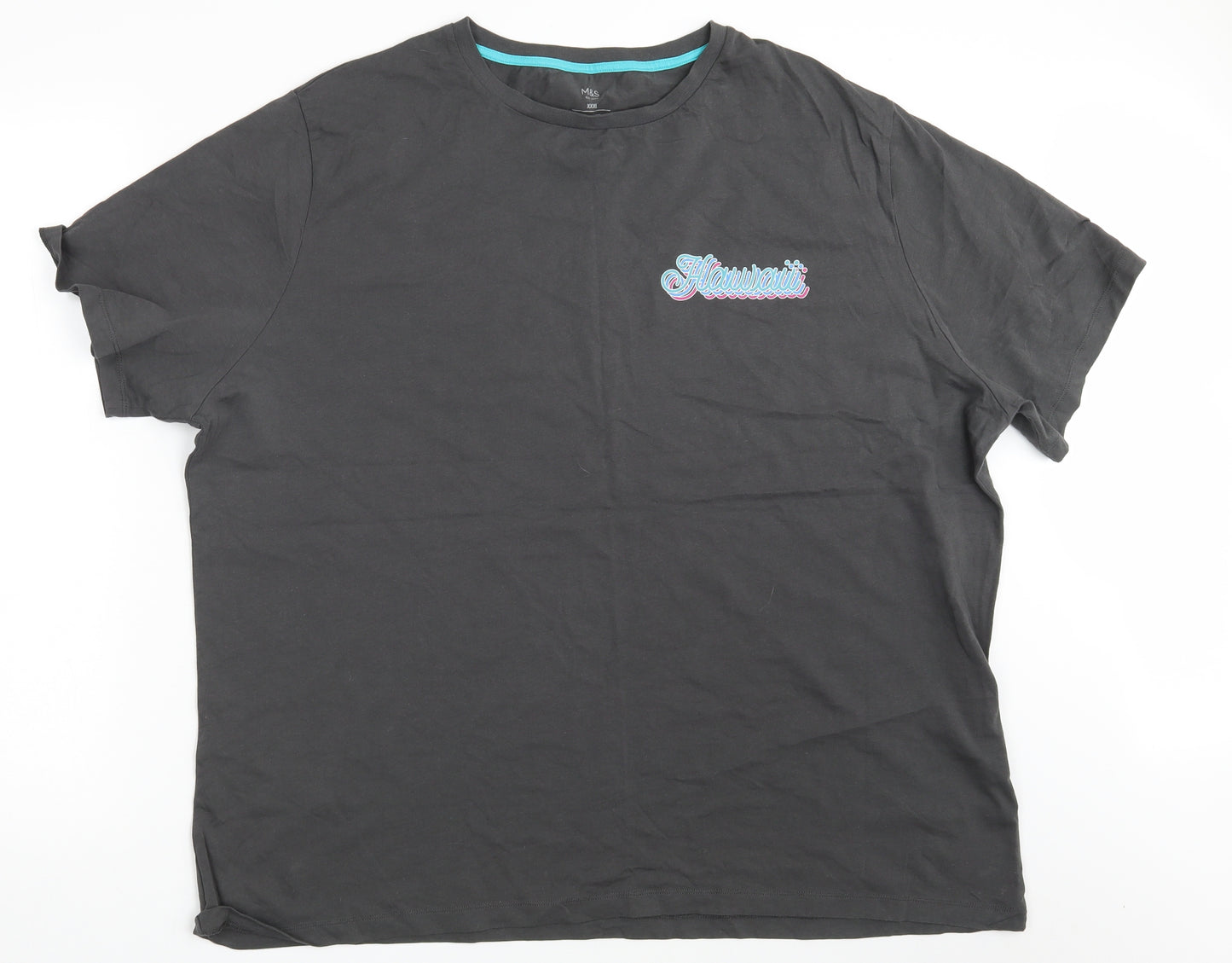 M&S Mens Grey    T-Shirt Size 3XL