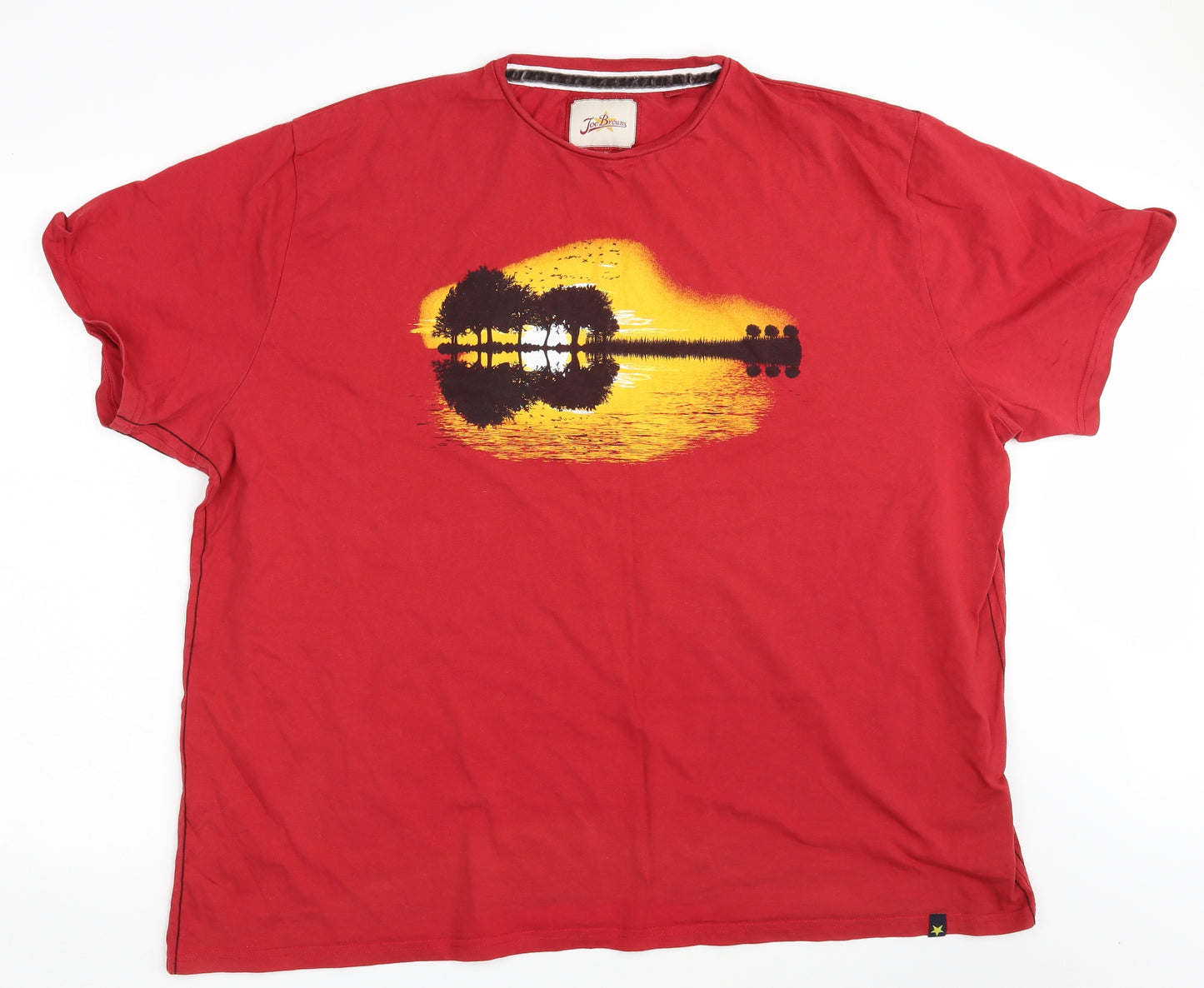 Joe Browns Mens Red    T-Shirt Size 3XL