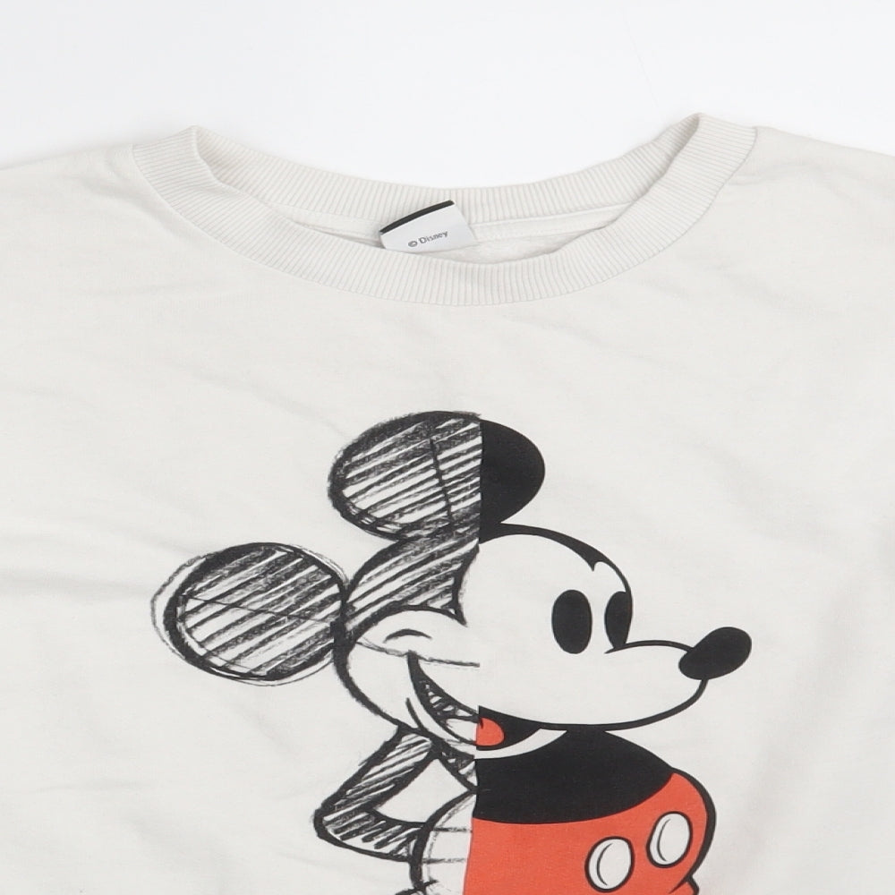 George Womens White   Pullover Sweatshirt Size 12  - Disney