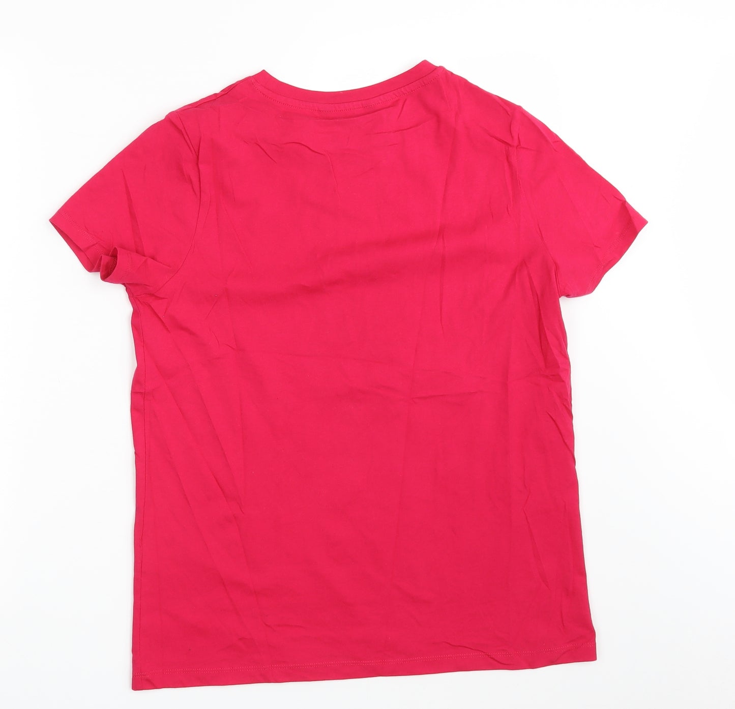 F&F Womens Pink   Basic T-Shirt Size 12  - Disney