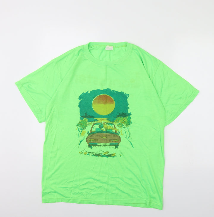 Ferpi Mens Green T-Shirt Size S