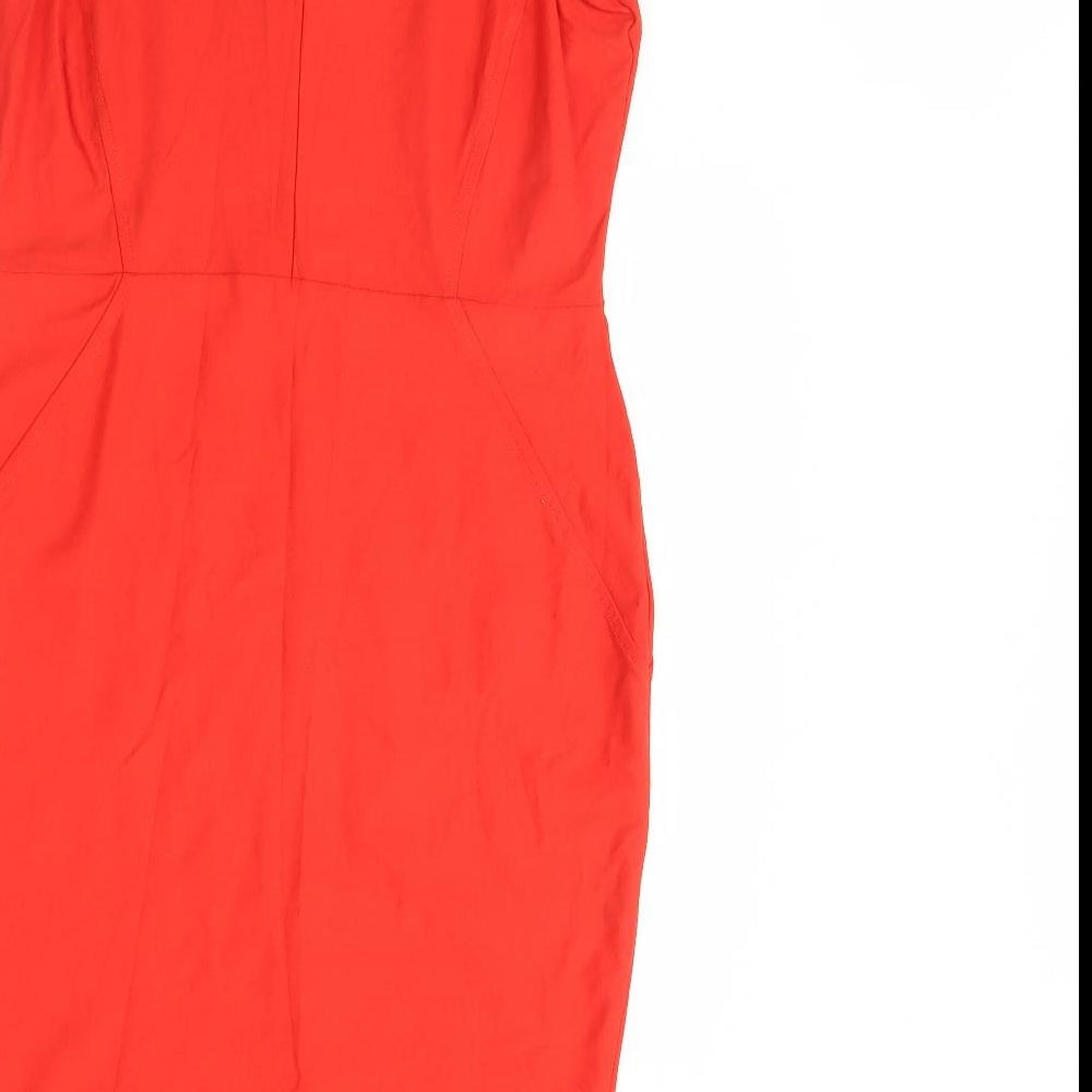 F&F Womens Red   Pencil Dress  Size 14