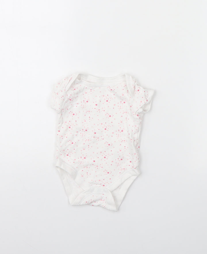 Primark Baby White Spotted Babygrow One-Piece Size 3-6 Months