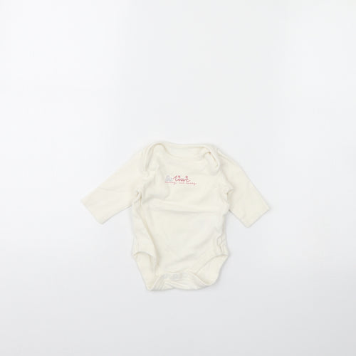 Mothercare Baby Ivory   Babygrow One-Piece Size 0-3 Months