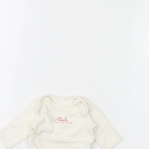 Mothercare Baby Ivory   Babygrow One-Piece Size 0-3 Months