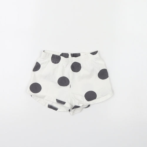 George Girls White Spotted  Cami Pyjama Pants Size 3 Years