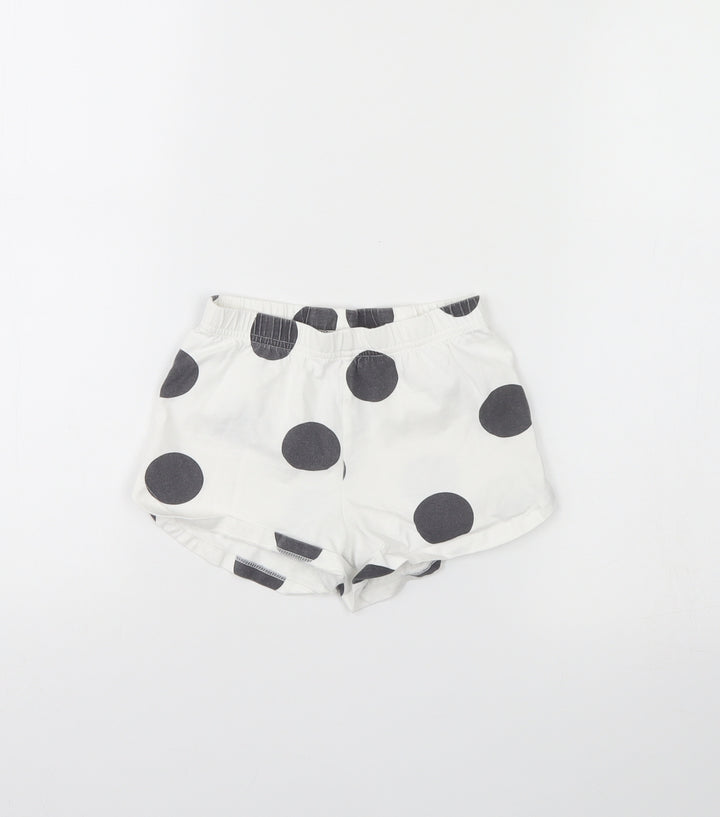 George Girls White Spotted  Cami Pyjama Pants Size 3 Years