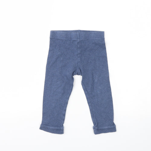 F&F Girls Blue   Capri Trousers Size 2 Years