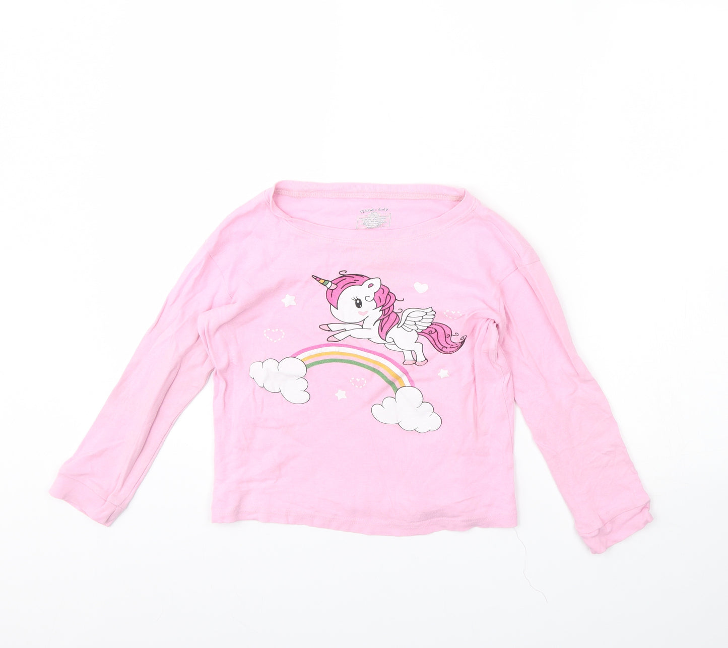wibiter Girls Pink   Basic T-Shirt Size 8 Years