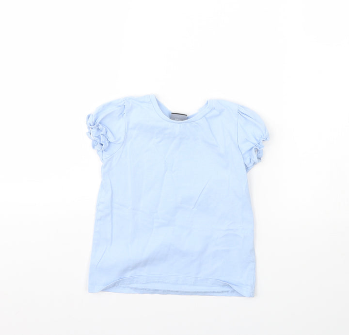 George Girls Blue Solid Cami Pyjama Top Size 4 Years - Frozen