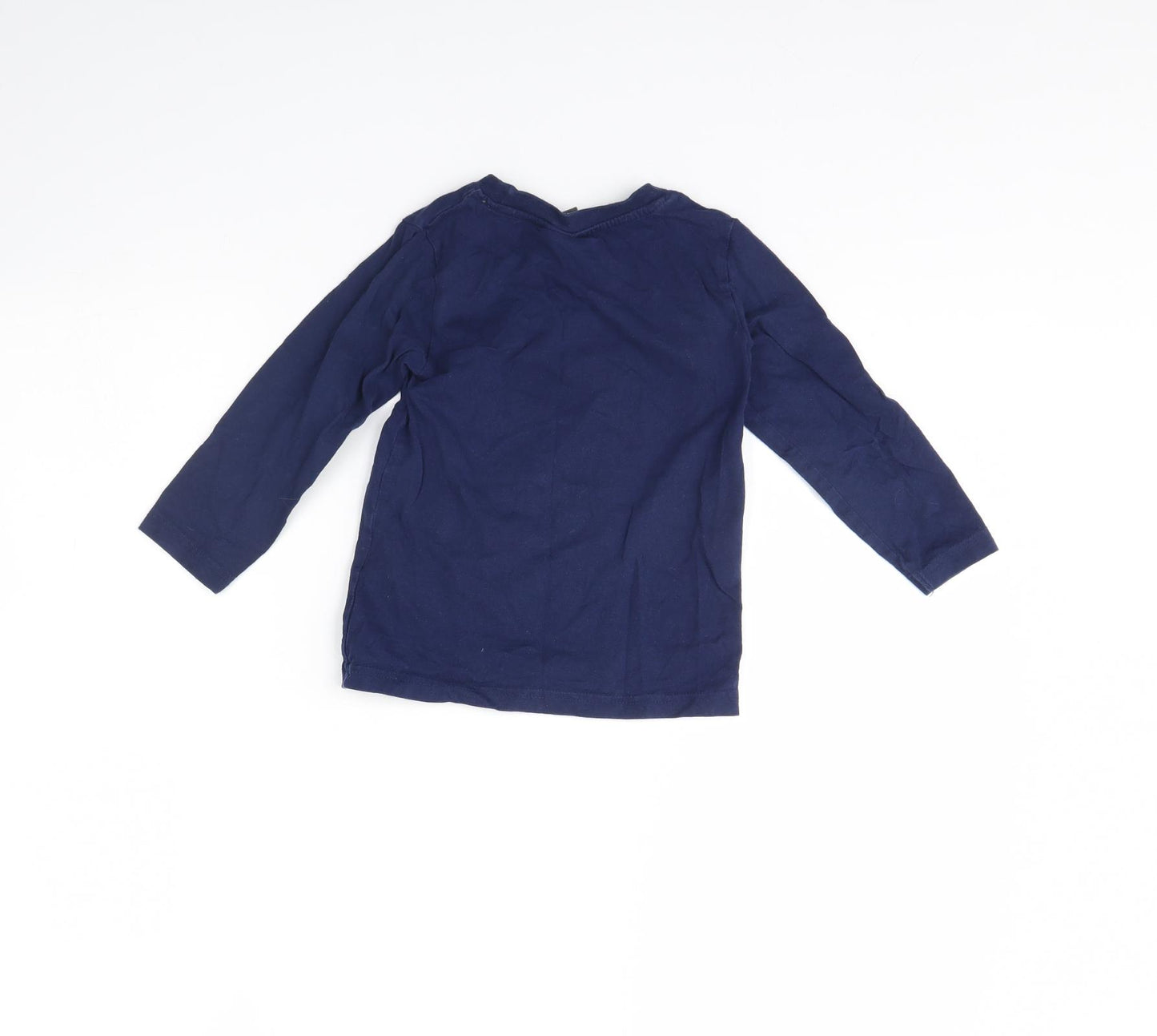 Primark Boys Blue Solid   Pyjama Top Size 3 Years  - Cars