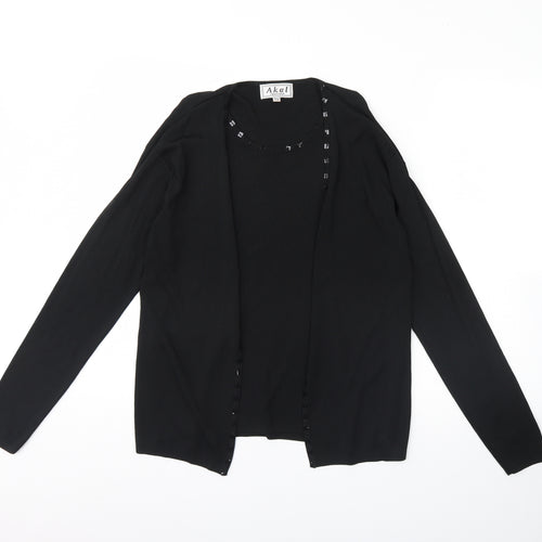 Akal Womens Black   Pullover Jumper Size S