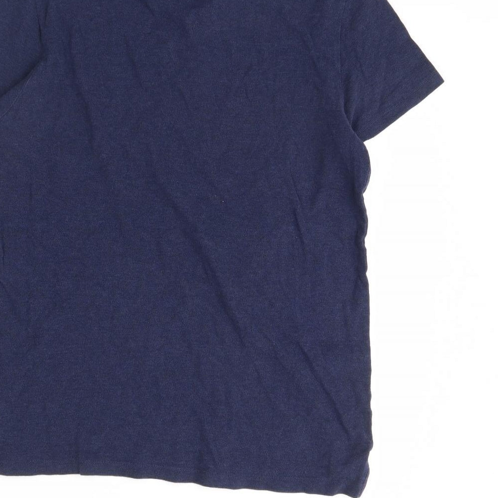 H&M Mens Blue    Polo Size M