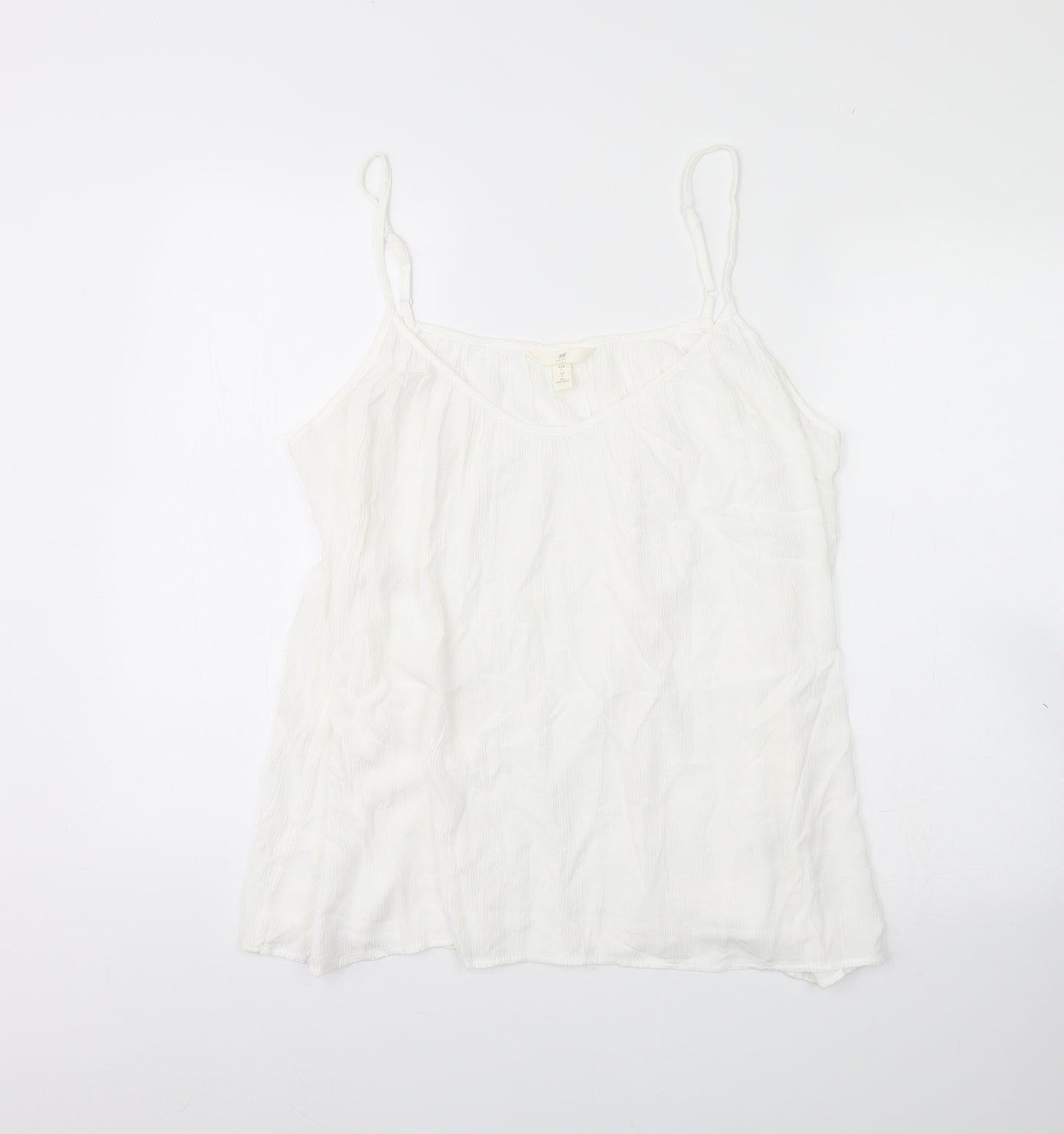 H&M Womens White   Basic Tank Size L
