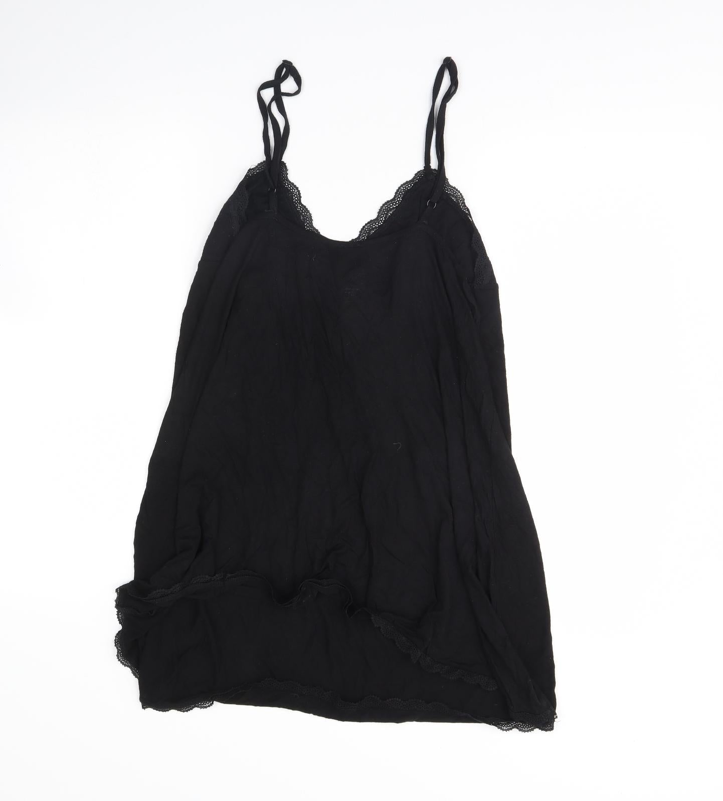Love To Lounge Womens Black   Cami Dress Size 14
