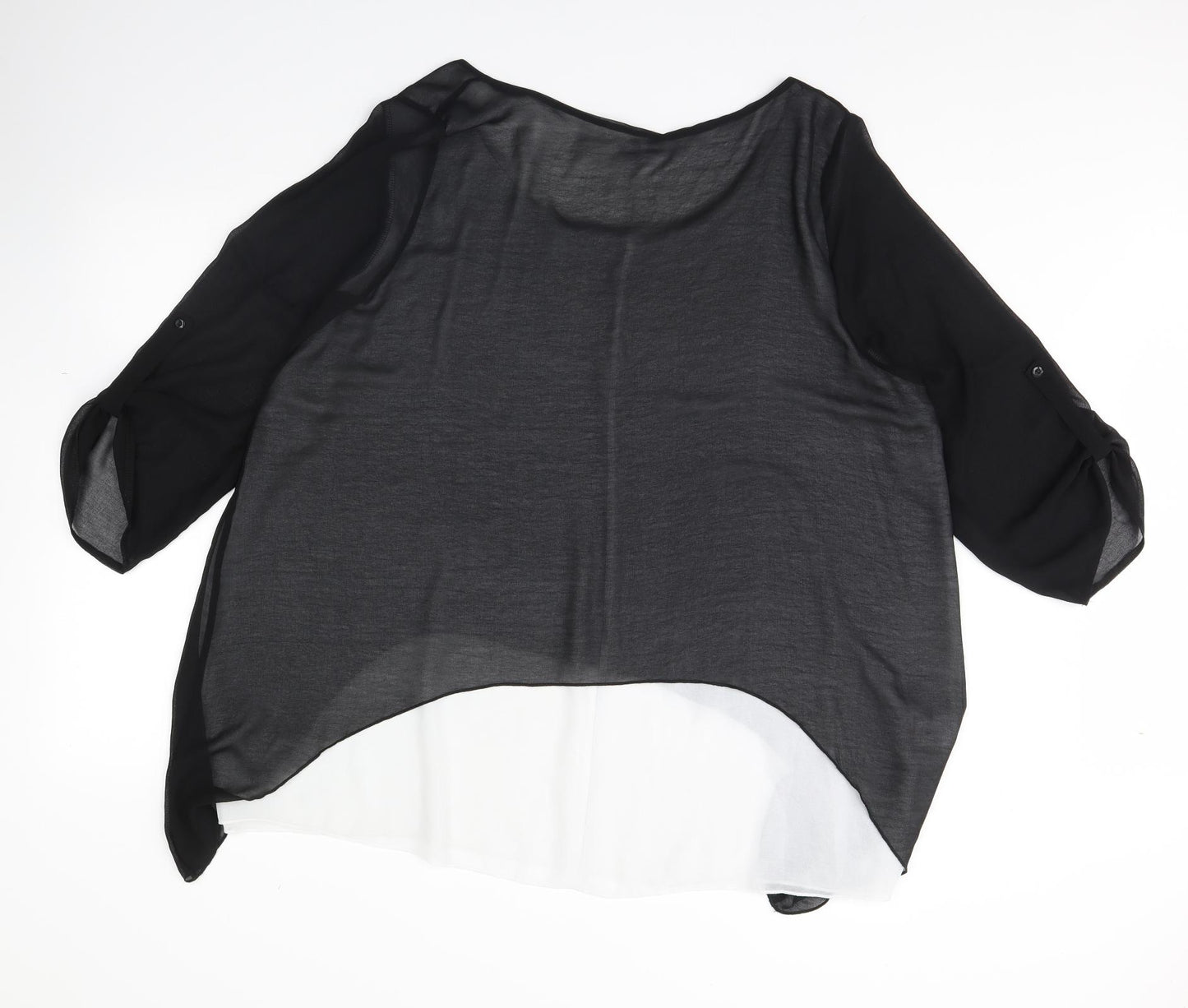 Yours Womens Black   Basic Blouse Size 24