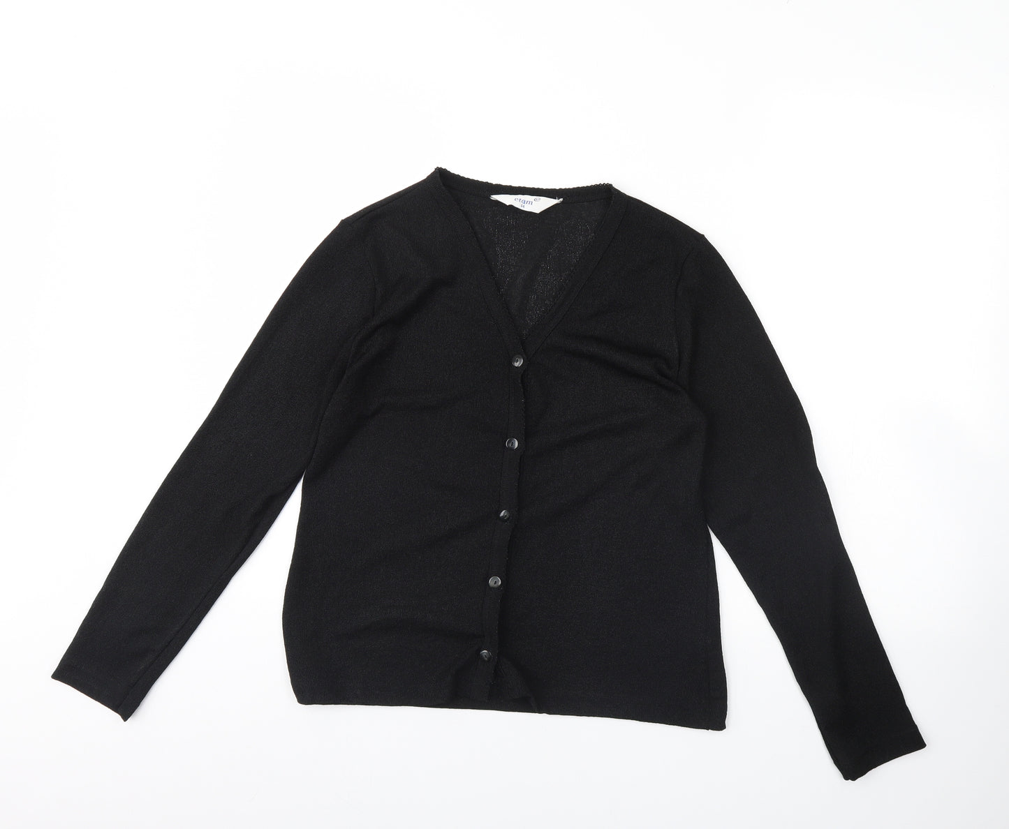Etam Womens Black   Cardigan Jumper Size 14