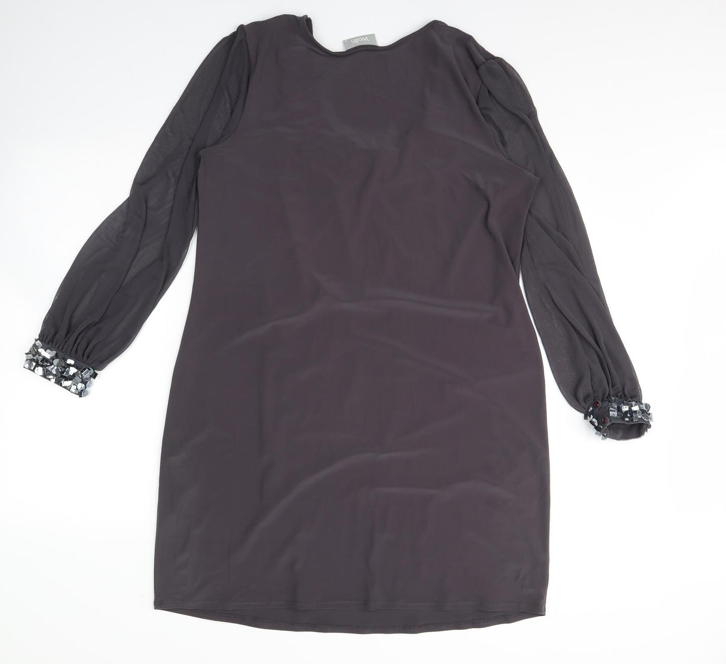 Wallis Womens Grey   Shift  Size 16