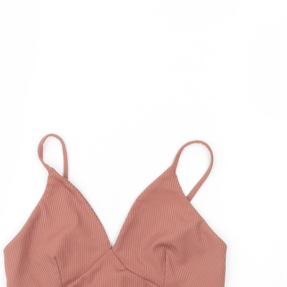 Primark Womens Brown   Cropped Tank Size S