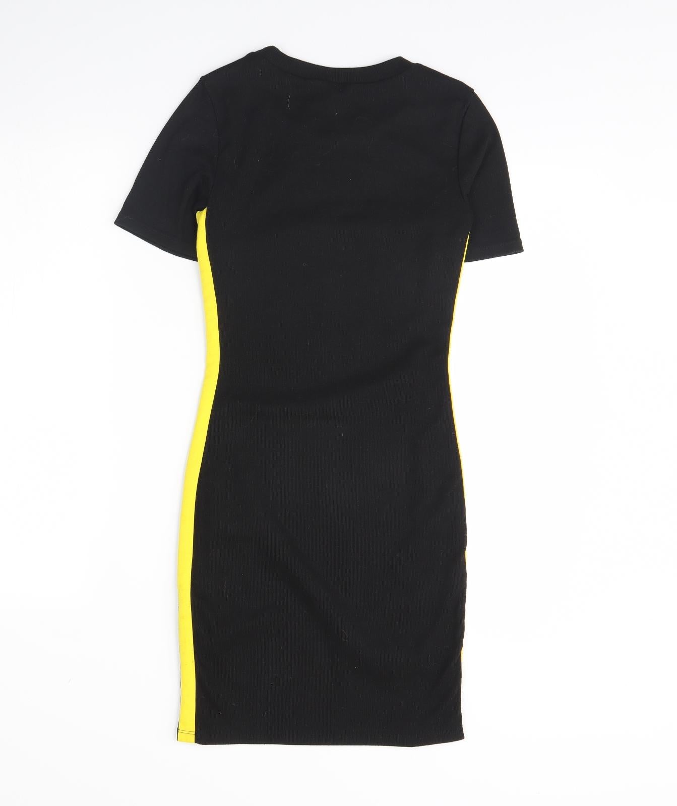 H&M Womens Black   Bodycon  Size 10