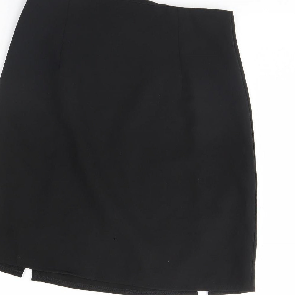 Boohoo Womens Black   Mini Skirt Size 10