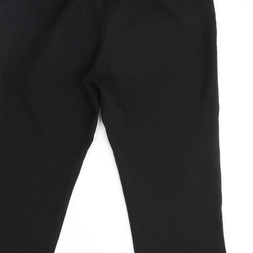 NL Collection Womens Black   Cropped Trousers Size 16 L24 in