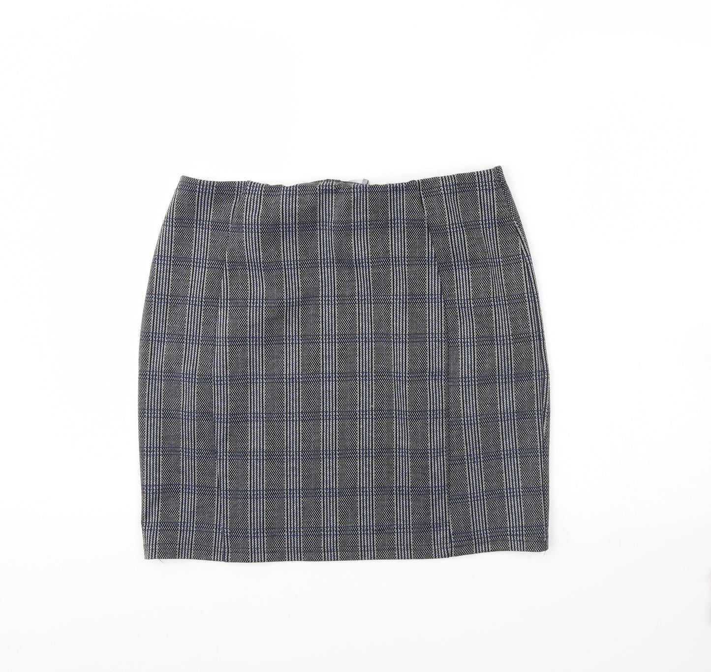 Papaya Womens Black Plaid  Mini Skirt Size 14