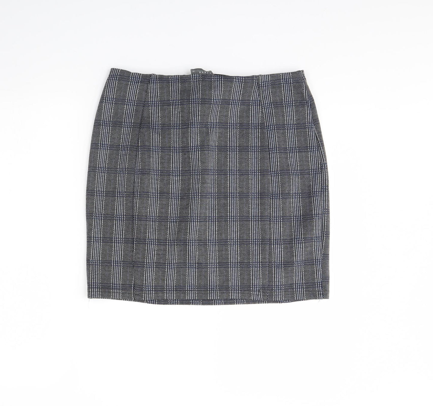 Papaya Womens Black Plaid  Mini Skirt Size 14