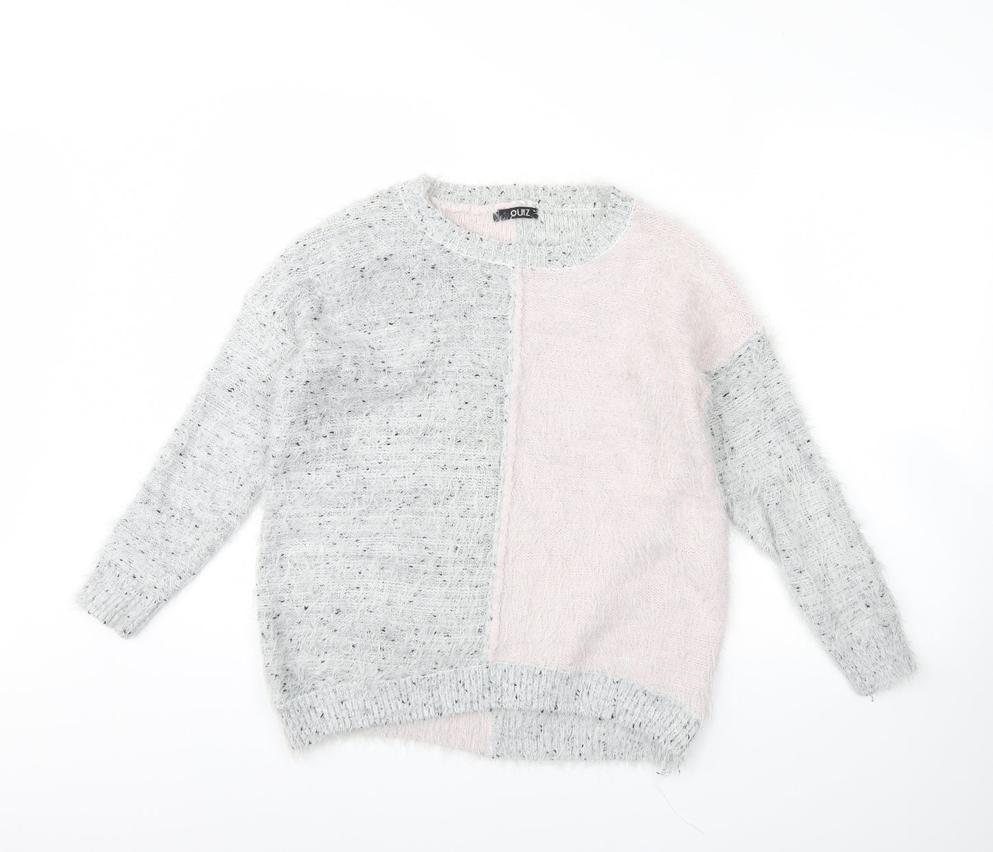 Quiz  Womens Grey   Pullover Jumper Size M