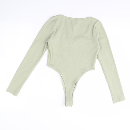 Misspap Womens Green   Bodysuit One-Piece Size 10
