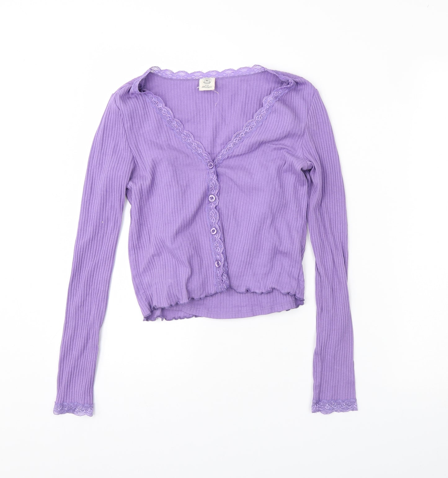 Urban Outfitters Womens Purple   Basic Blouse Size M