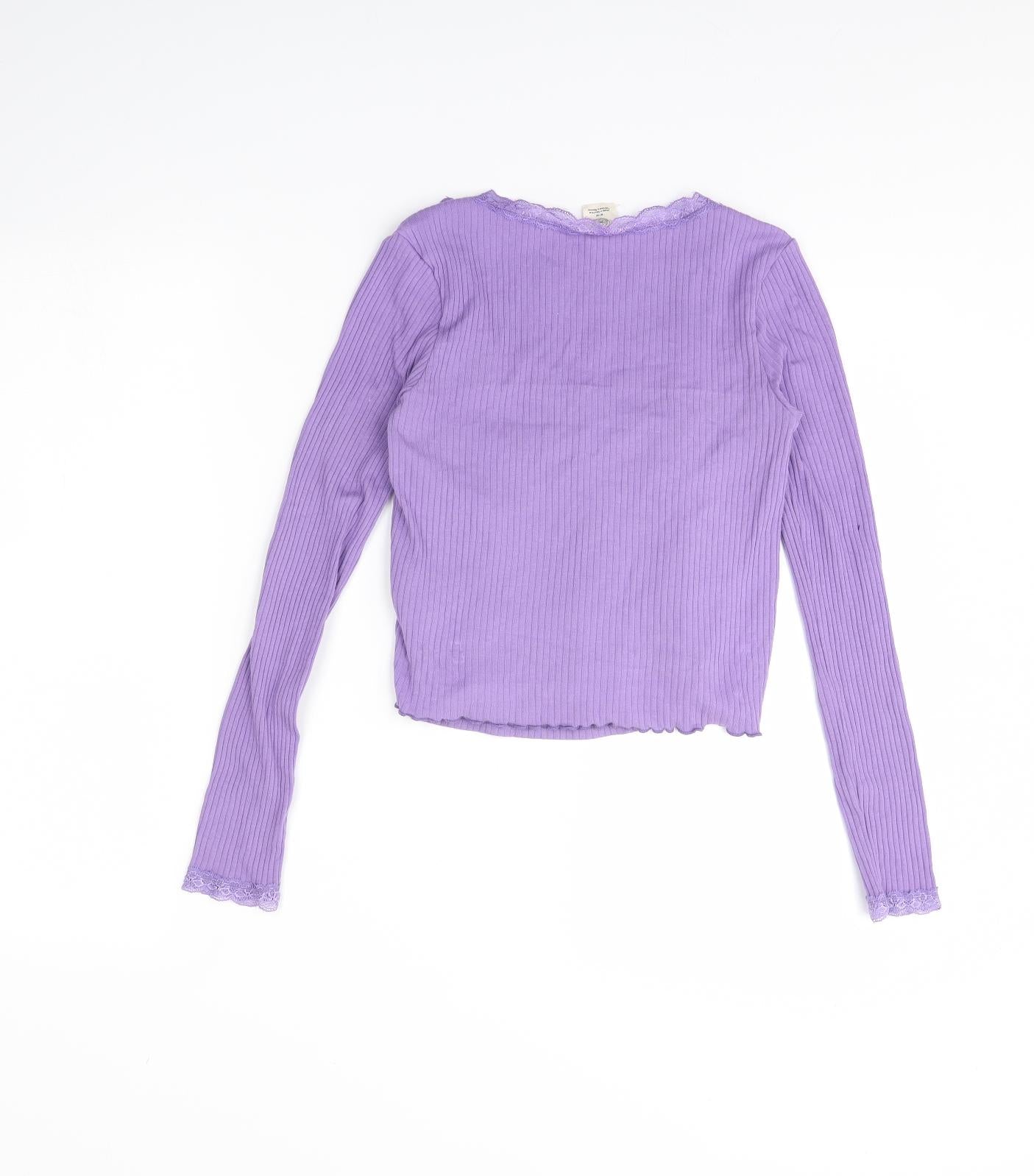 Urban Outfitters Womens Purple   Basic Blouse Size M