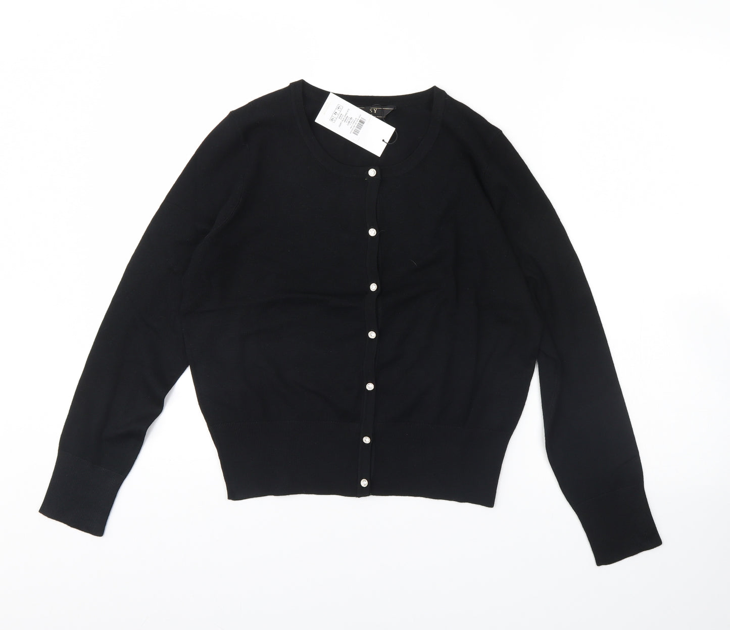 Lipsy Womens Black   Cardigan Jumper Size 14