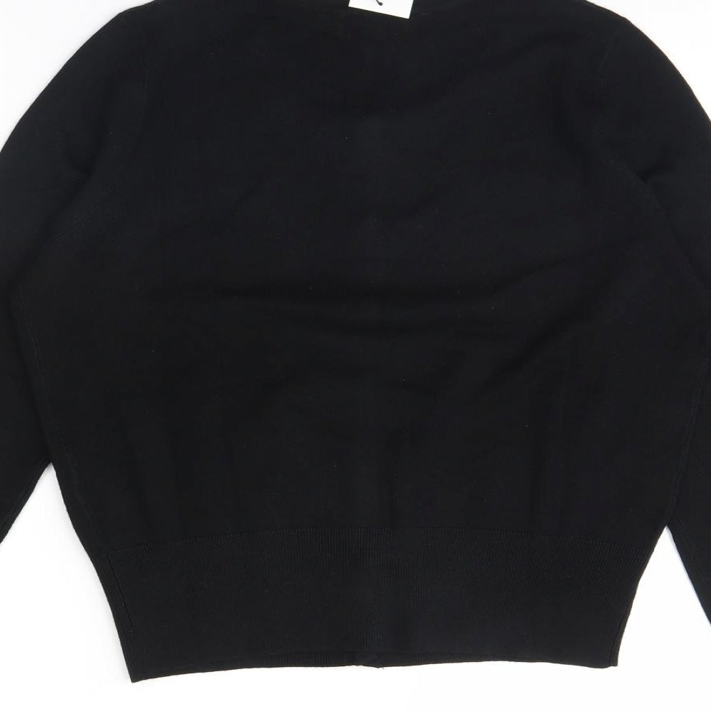 Lipsy Womens Black   Cardigan Jumper Size 14