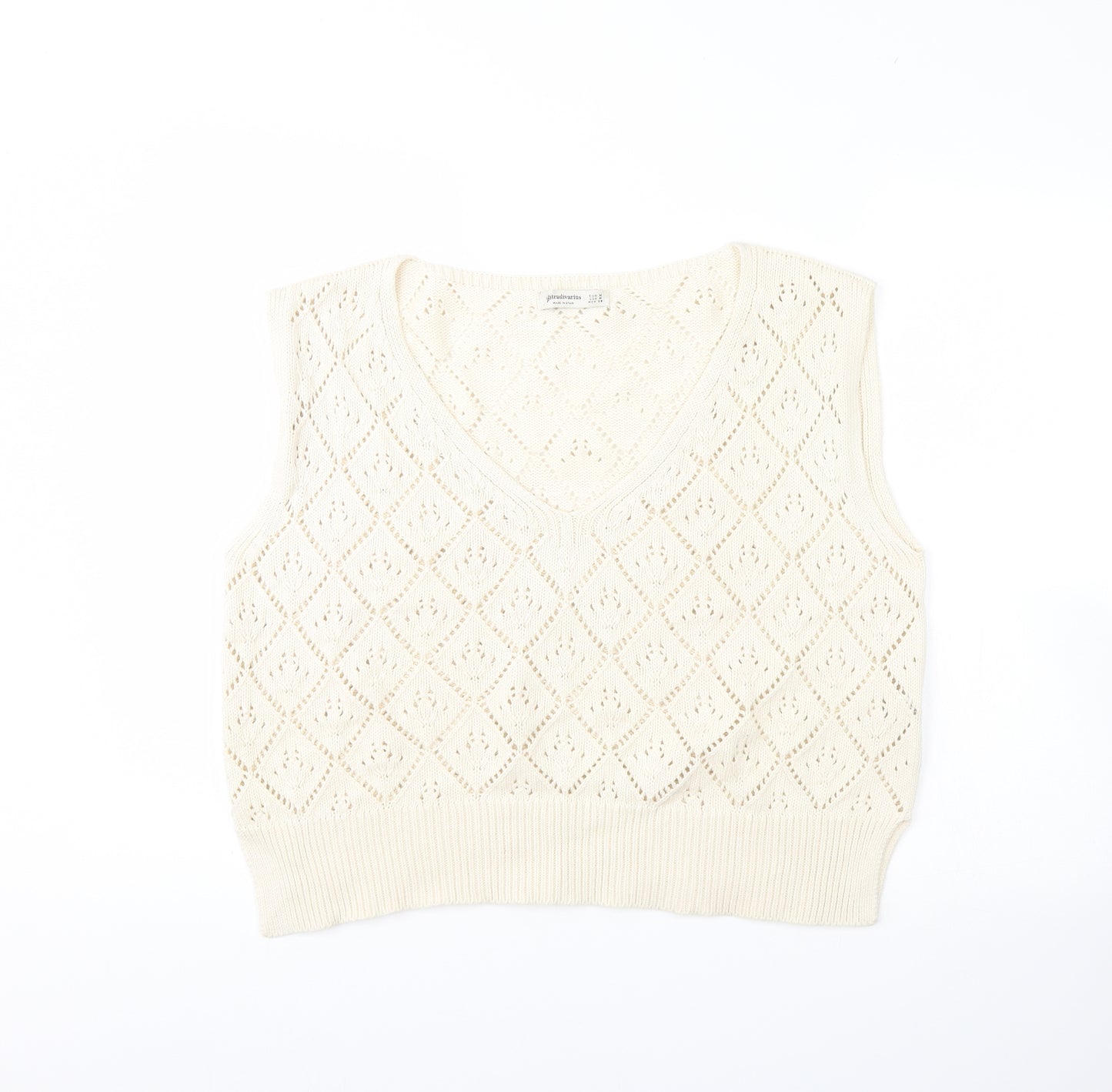 Stradivarius Womens Beige   Pullover Jumper Size M