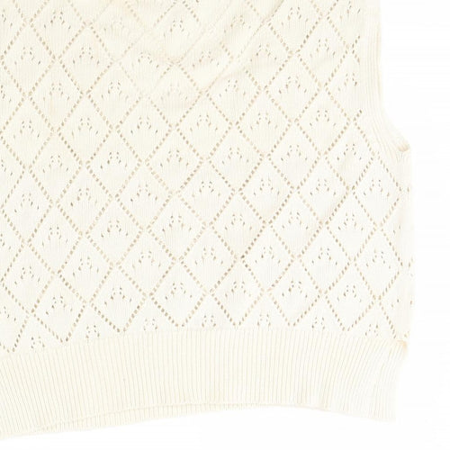 Stradivarius Womens Beige   Pullover Jumper Size M