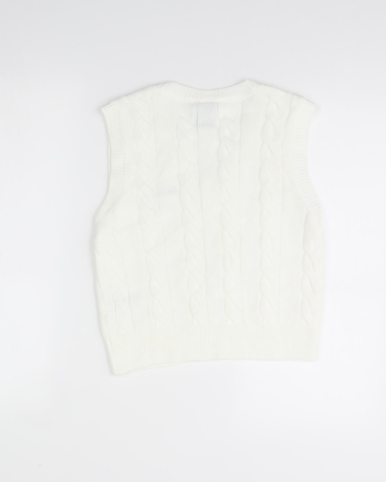 Iets Frans  Womens White   Pullover Jumper Size M