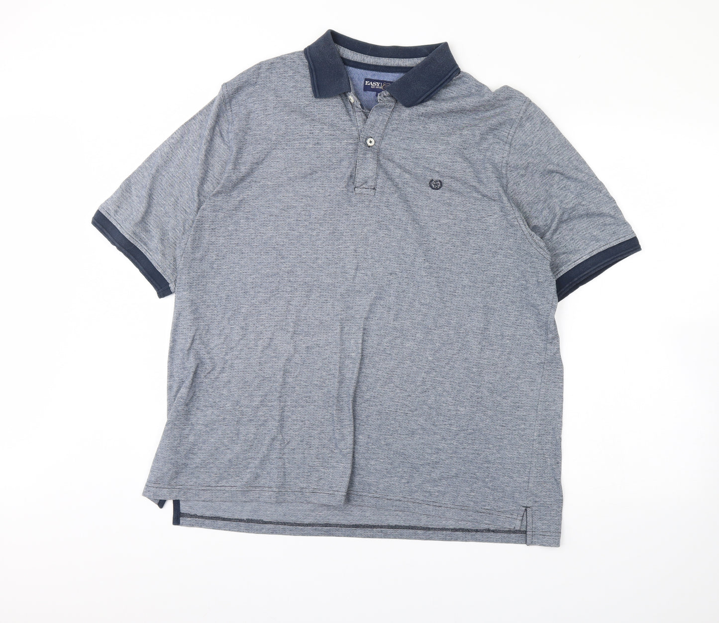 Easy  Mens Blue    Polo Size 2XL
