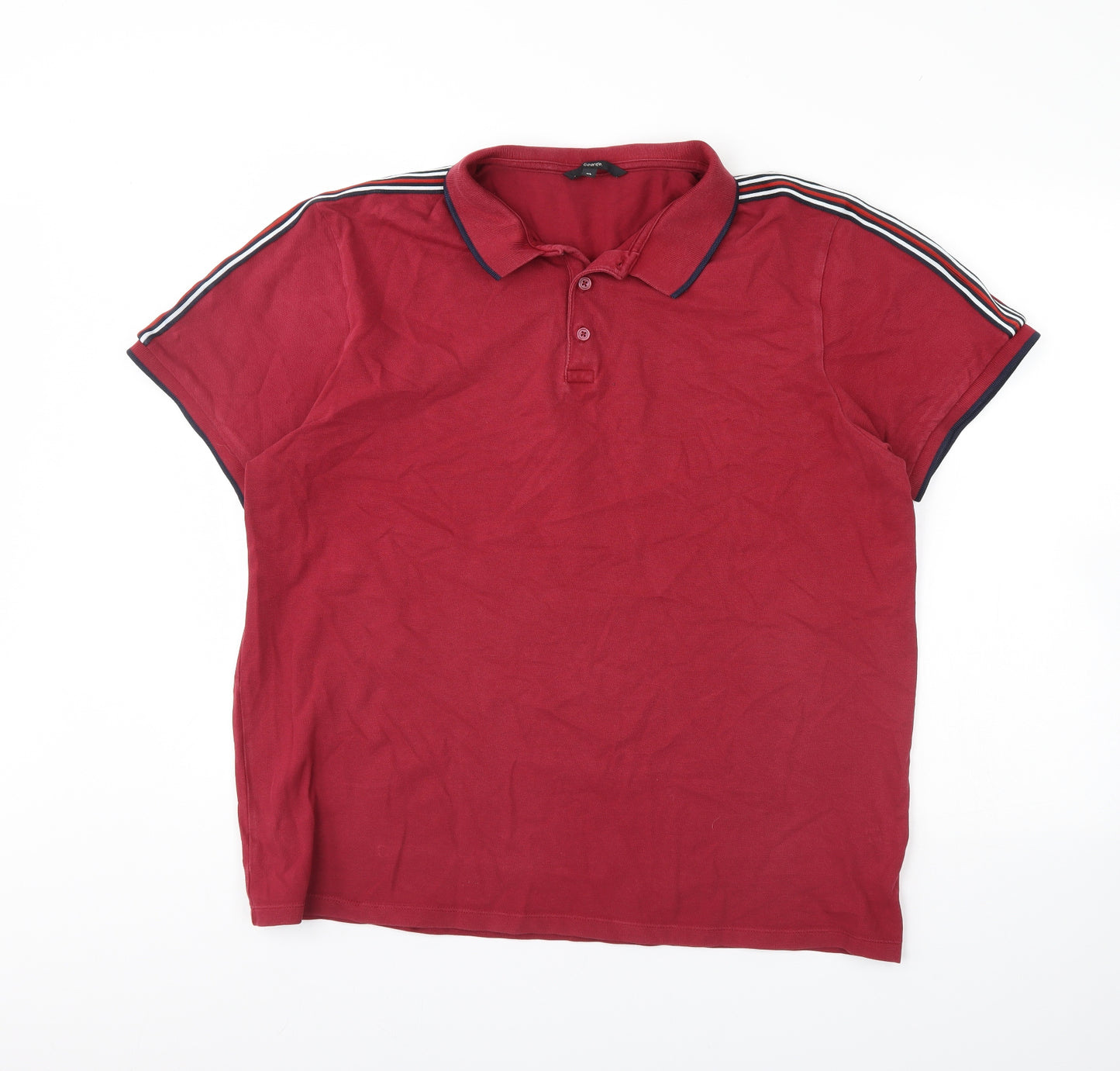 George Mens Red    T-Shirt Size XL