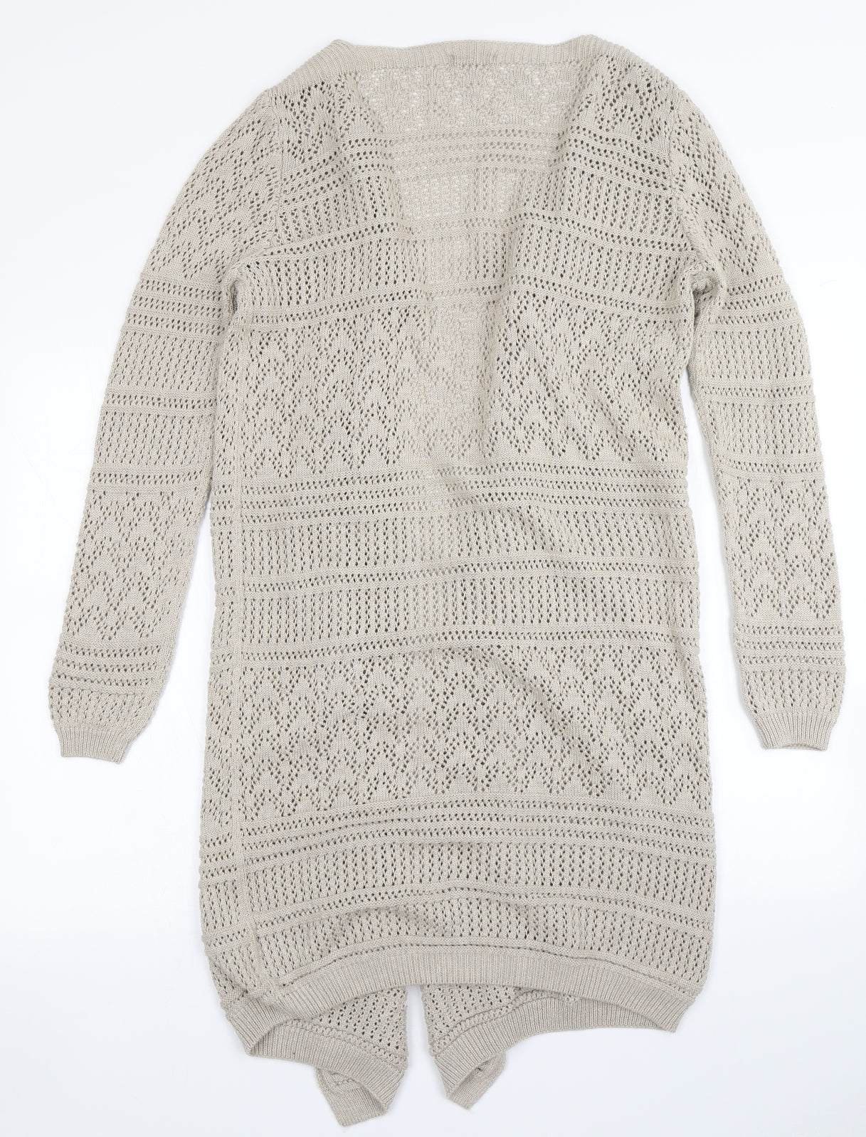 TU Womens Brown  Knit Cardigan Jumper Size 14