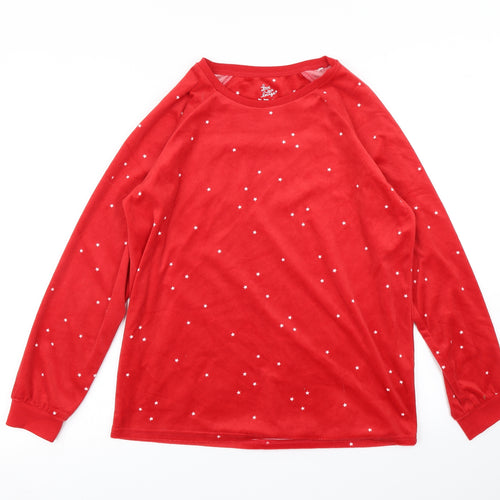 Love to Lounge Womens Red Polka Dot  Top Pyjama Top Size S