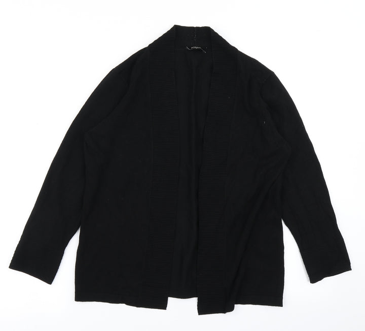 Klass Womens Black  Knit Cardigan Jumper Size M